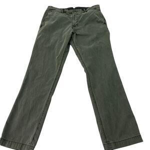 Penguin Munsingwear Mens Sz 32x30 Green 100% Cotton Chino Dress Pants Slacks